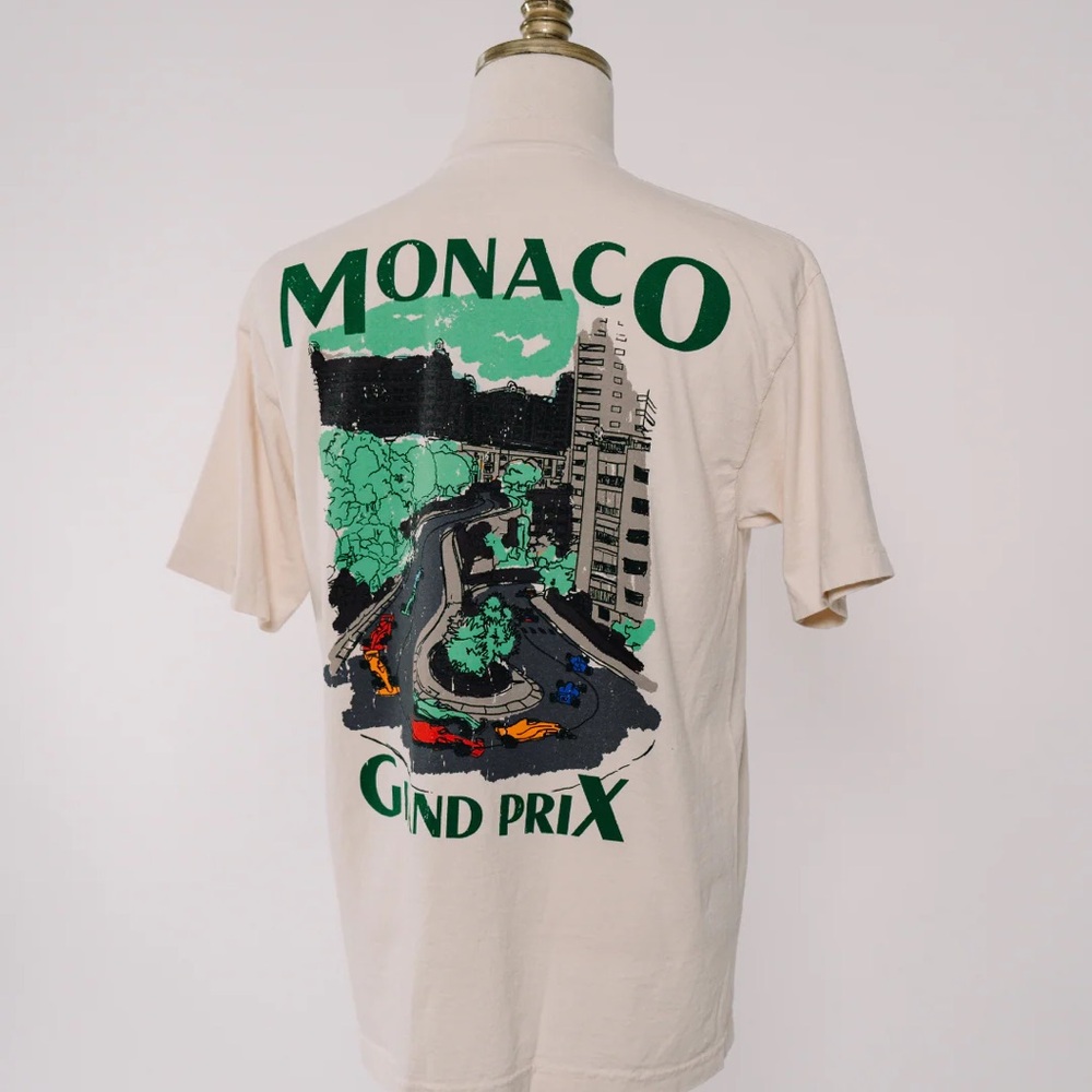 Official Merch Bas Bunny Monaco Grand Prix Graphic Tee XL Nadie Sabe Tour